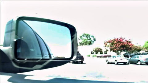 Alluring babe in car trouble begs for help with vehicle and tight pussy