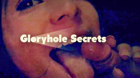 Lindsey Lakes gives first-time gloryhole blowjob on her natural tits