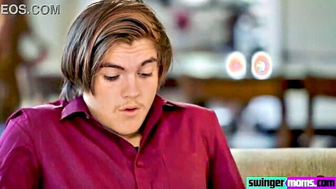 Jenna Noelle & Athena Anderson cheer up stepson with blowjob and sex