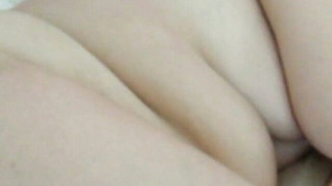 Close-up of gentle fingering on wife's shaved pussy