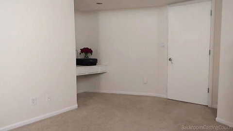 Lola's first casting couch debut in intimate bedroom setup