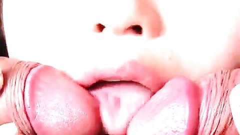 Mature Japanese woman with cum on tongue after hot fuck