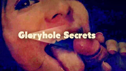 Inked redhead deepthroats cock like a pro at gloryhole