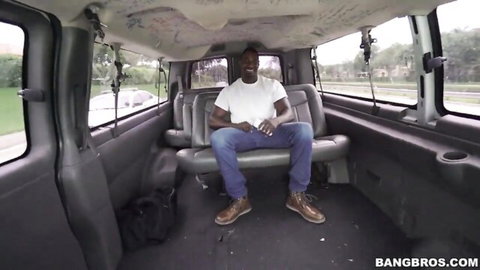Evie Olson Colombian babe hardcore road trip fuck in van with cumshot