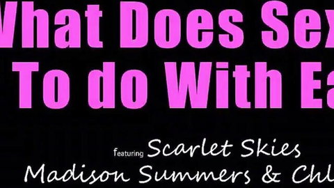 Porn promo poster featuring Scarlet Skies Madison Summers what does sex do with eating