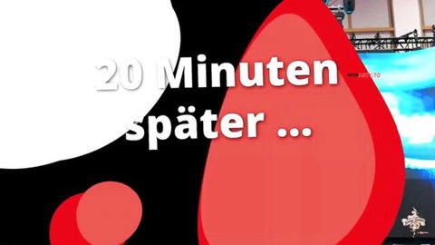 Jenny Stella & Mila Hase wild gangbang, 20 minutes later stage scene