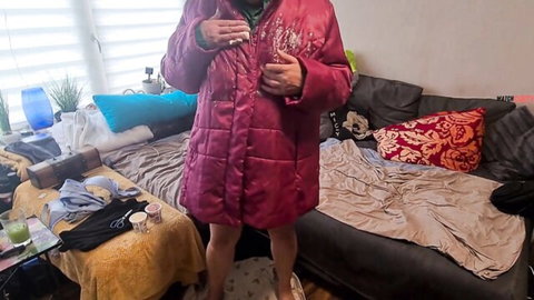 Pussycat33 hot MILF in pink jacket dirty-talking POV tease