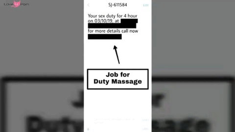 Sexy 4-hour duty massage job ad for East Asian escort service