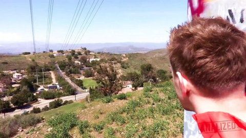 Candace Dare outdoor anal invasion preview with scenic hills