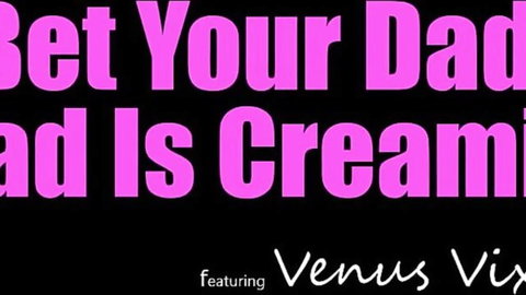 Venus Vixen seduces stepdad for creampie in dominant stepsis scene, 45 chars