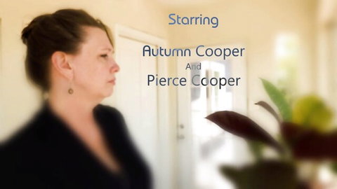 Autumn Cooper in profile view, starring with Pierce Cooper in intimate POV scene