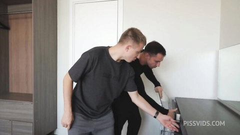 Nicole Murkovski & Sofa Weber in intense piss-soaked threesome anal action