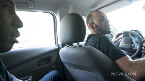 Vivian Lola blonde Brazilian in DP gangbang and anal car scene
