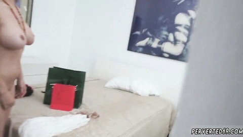 Krissy Lynn nude, big tits exposed in solo bedroom tease