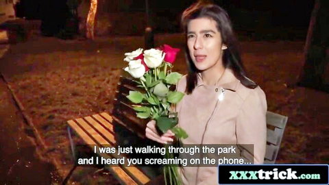 Pakistani woman with roses in park, ditches hubby for Erik Everhard smash