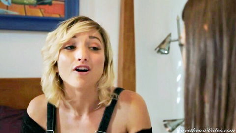 Eliza Jane in intimate lesbian college chat with another Eliza, Sweetheart Video