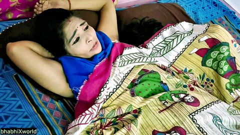 Ipunam and Tabinash in intimate Indian wife-sharing under blanket