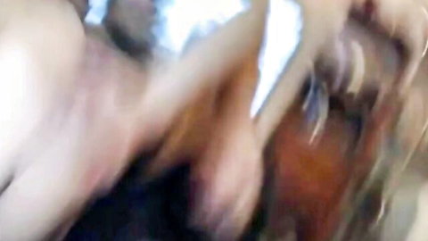 Blonde stepsister drilled in ass and mouth at home