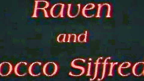 Vintage VCA porn thumbnail: Raven and Rocco Siffredi foot fuck scene