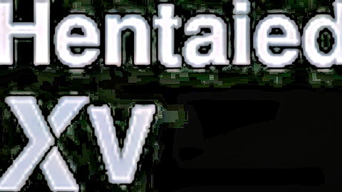 Hentai XV logo with bold white text stacked on black background for hentai porn videos