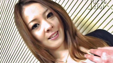 Kinoshita smiling seductively in black top, Tokyo Hot JAV thumbnail