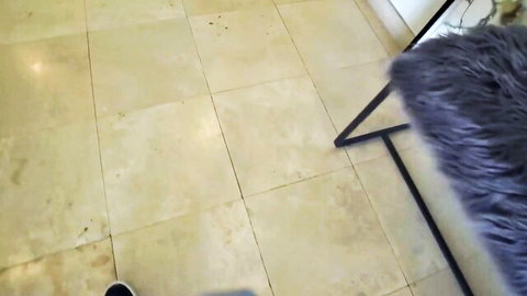 Gina Valentina passionate blowjob practice on knees