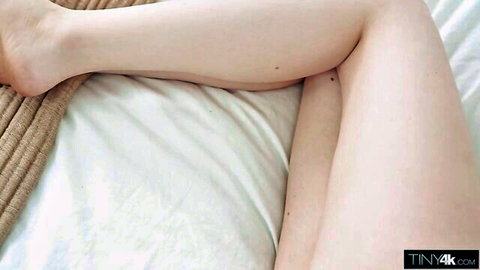 Petite cutie Jayden Marcos first 4K fuck, teasing leg view