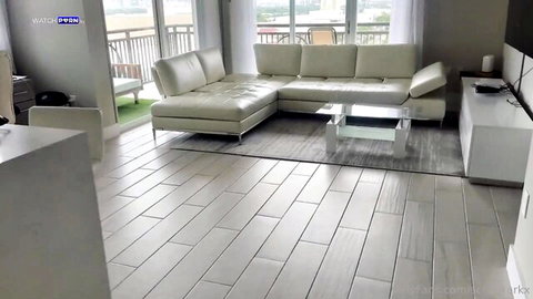 Caitlin Bell's luxurious apartment setting for big tits POV creampie