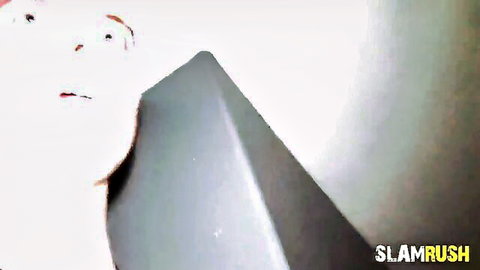 Blurry closeup of tattooed gay military hunk giving intense blowjob to uniformed soldier