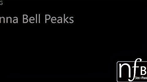Anna Bell Peaks pornstar title screen with nfb Sex++ logo on black background