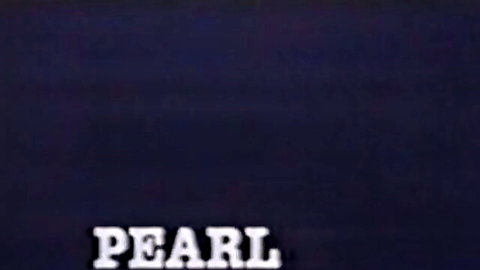 Pearl watermark logo on dark purple background in vintage adult video style