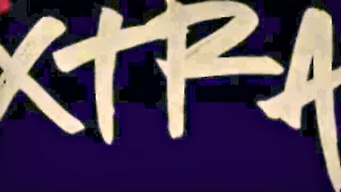 White graffiti-style XTRA logo repeated on dark purple background
