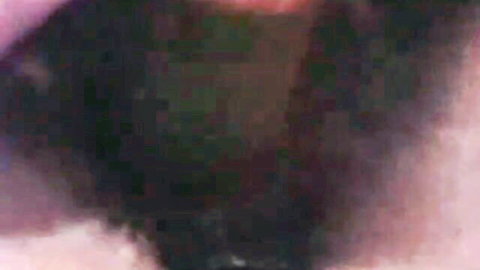 Man eats hairy pussy of busty babe with cum on her big tits in vintage scene