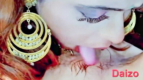 Hot Desi wife licks husband's genitals in steamy couple oral scene
