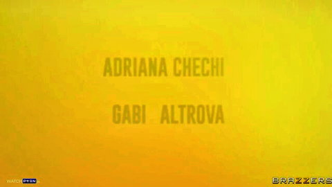 Adriana Chechik and Gabi Paltrova in Brazzers adult scene promo