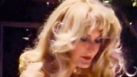 Vintage blonde with curly hair in classic porn thumbnail from Luscious Sandwich
