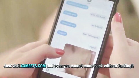 Angela White's teasing texts on XXMEETS.com in hot cheating scene
