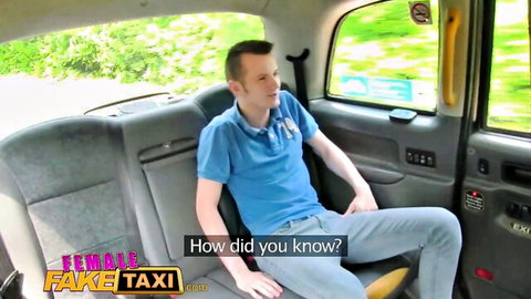 British MILF in taxi seduces horny driver with handjob lesson