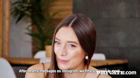 Shelena smiles after Instagram meetup agreement, big tits big ass pornstar POV roleplay