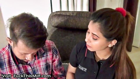 Tina Nandy seduces Antu in Lady Boss Ki Pyaas steamy Indian scene