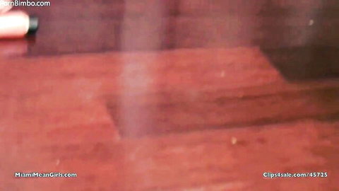 Princess Mya & GoddessNo femdom domination with pink toy on floor