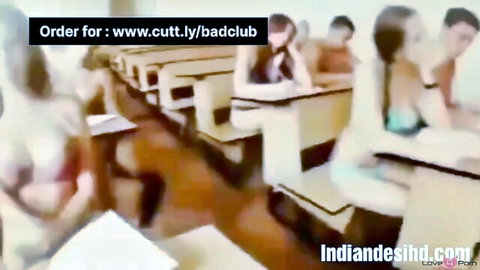 Hot Indian wife in revealing outfit pounded in Pehredaar web series classroom scene