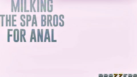 Jane Wilde milks spa bros Will and Alex for wild anal surprise