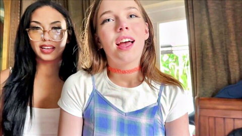 Bianca Bangs and Venus Vixen tease in stepdad threesome preview