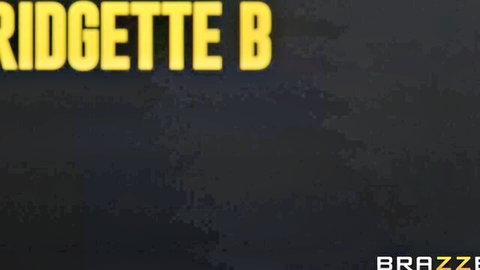 Bridgette B Brazzers intro screen featuring pornstar ready for hardcore fucking