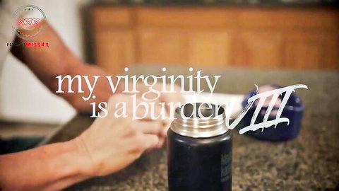 Hands holding black thermos in 'My Virginity is a Burger' adult video thumbnail