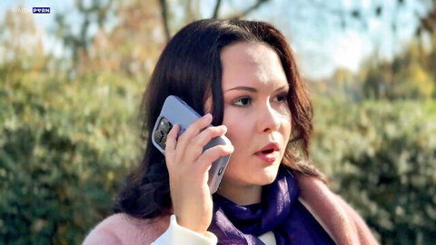 Alice Peachy surprised on phone call, teasing before blowjob in SheLovesBlack