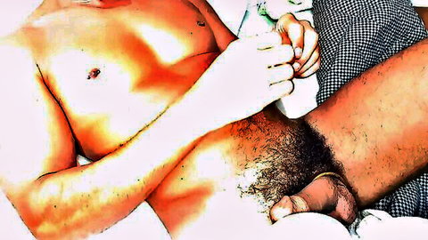 Marcelo Caiazzo solo male masturbation thumbnail with visible erection