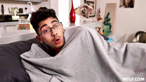 Allen Swift shocked under blanket in Mylf bedroom scene