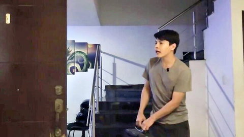 Kathy Lee69's handsome Asian stepson in steamy home scene